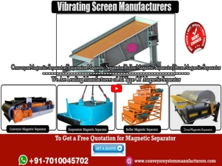 Vibrating Screen Manufacturers