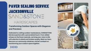 Paver Sealing Service Jacksonville
