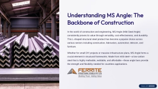 Why MS Angle is a Key Element in Every Construction Framework