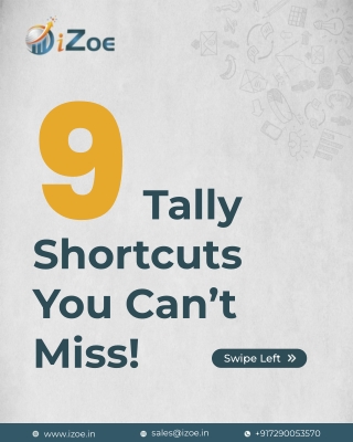 izoe tally Shortcuts