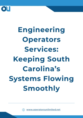 engineering operators services keeping south