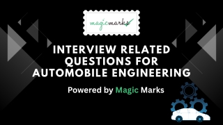 Top 15 Interview Questions for Automobile Engineering Students – Prepare with Ma