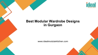 Best Modular Wardrobe Designs in Gurgaon