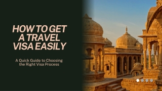 How to get a Travel Visa and Get Approved Quickly