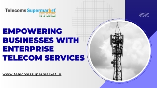 Empowering Businesses with Enterprise Telecom Services