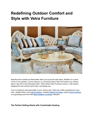 How to Clean and Maintain Your Cafe Furniture