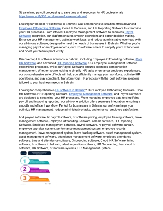 streamlining payroll processing to save time