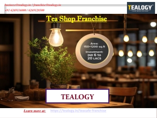 Tea Shop Franchise