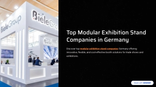 Top Modular Exhibition Stand Companies in Germany