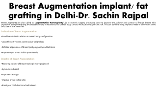 Breast Augmentation implant