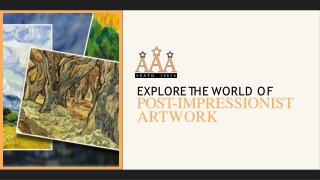 explore t he world of post impressionist artwork