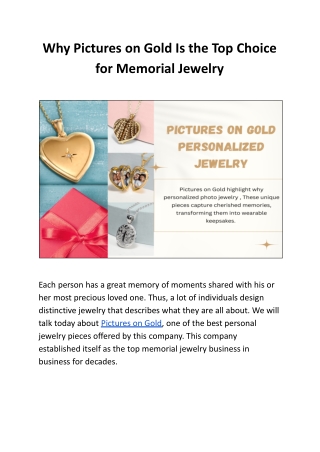 why pictures on gold is the top choice