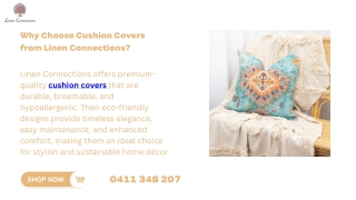 Why Choose Cushion Covers from Linen Connections