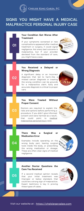 Signs You Might Have a Medical Malpractice Personal Injury Case
