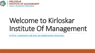 Kirloskar Institute of Management – A Premier Choice Among Top PGDM Colleges in