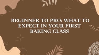 beginner to pro what to expect in your first