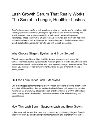 Lash Growth Serum That Really Works_ The Secret to Longer, Healthier Lashes