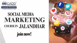 social media marketing  course in jalandhar