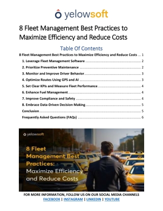 8 fleet management best practices to 8 fleet