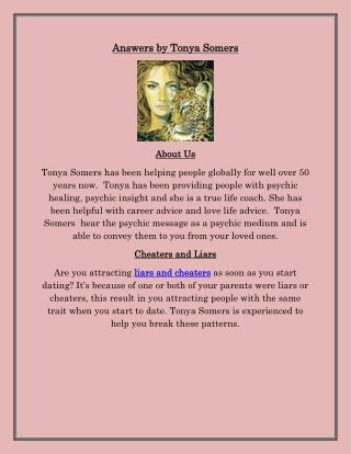 an ans swer
