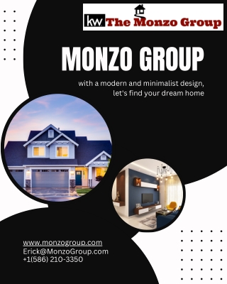 Monzo Group Real Estate – Modern Minimalist Home Buying