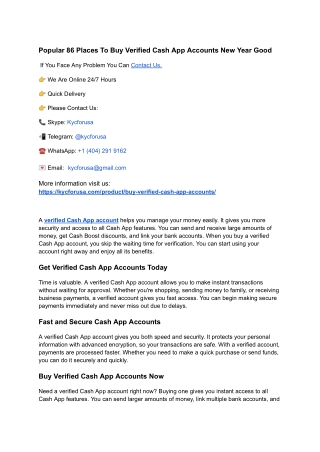 Best Top Place To Buy, Verified Cash App accounts