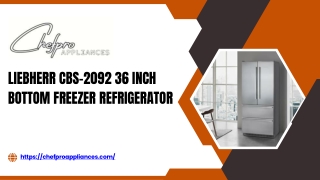 Liebherr CBS2092 French Door Fridge with an Ice Maker