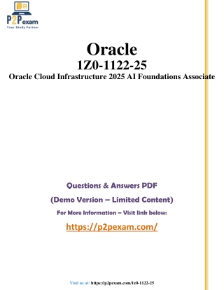 oracle 1z0 1122 25