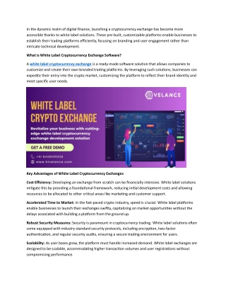 Crafting the Ultimate Whitelabel Crypto Exchange Software