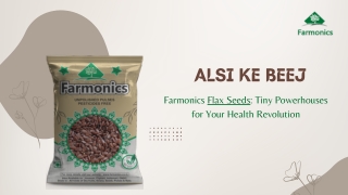 Buy best quality alsi ke beej from farmonics