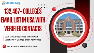 Why opt for your college email address list?