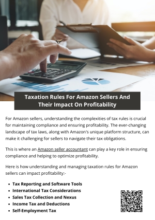 Taxation Rules For Amazon Sellers And Their Impact On Profitability