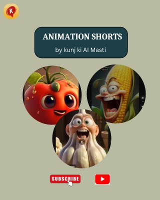 AI Animation Shirts Videos By KUNJ KI AI MASTI
