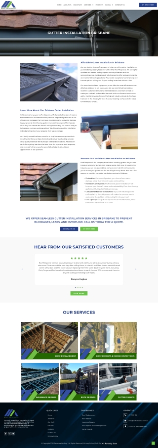 Gutter Installation Brisbane