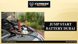 jump start battery dubai