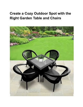 A Better Way to Use Your Outdoor Space