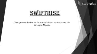 Reliable Escalator Services in Nigeria – Installation & Maintenance