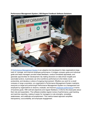 performance management system 360 degree feedback