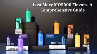 Lost Mary MO5000 Flavors: A Comprehensive Guide