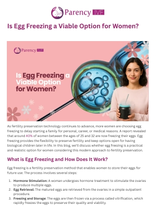 Is Egg Freezing a Viable Option for Women (2)