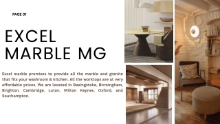 Excel Marble Best Kitchen and Bathroom Worktops UK
