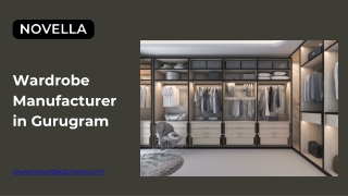 Wardrobe Manufacturer in Gurugram