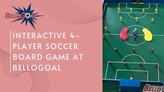 interactive 4 player soccer board game