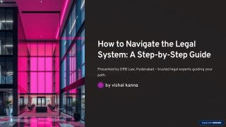 how to navigate the legal system a step by step