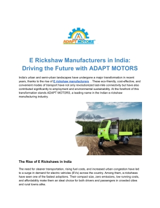 EV Vehicles in India with Performance