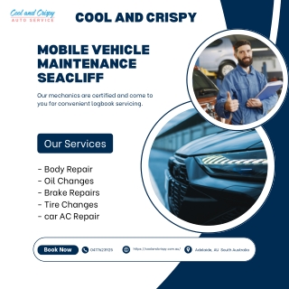 Mobile vehicle maintenance Seacliff