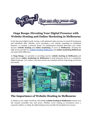 Oogabooga.com.au - Ooga Booga_ Elevating Your Digital Presence with Website Hosting and Online Marketing in Melbourne