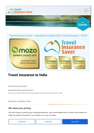 India Travel Insurance