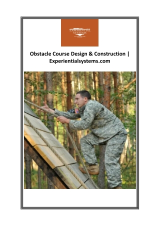 obstacle course design construction