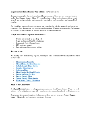Premium Airport Shuttle Service | Airport Shuttle Near Me